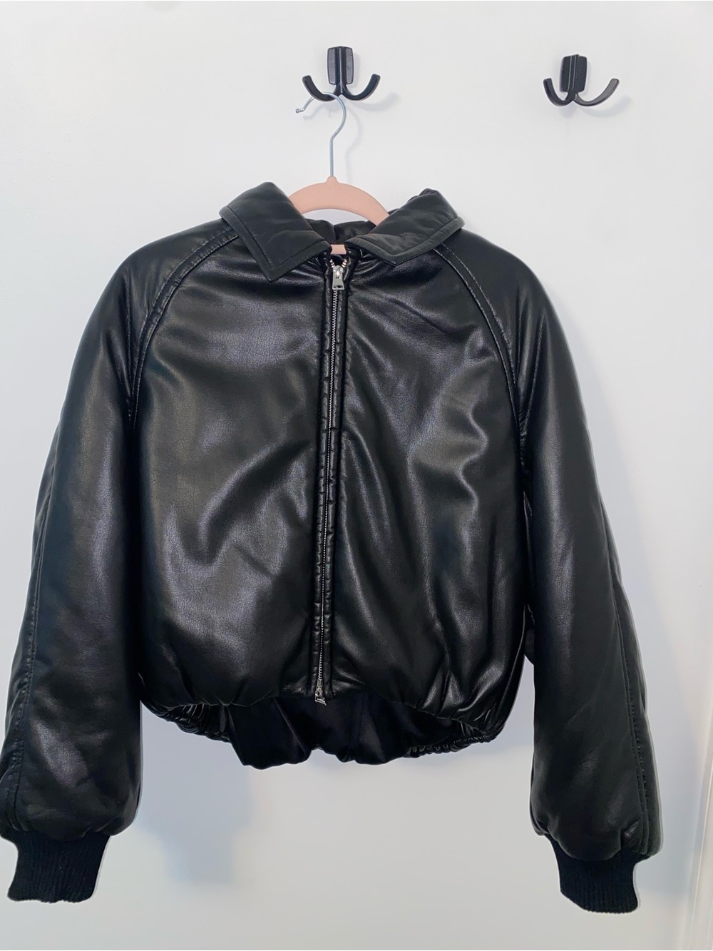 AGOLDE x Shoreditch Ski Club Tate Vegan Leather Bomber